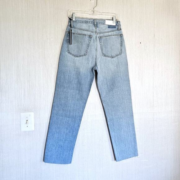 RE/DONE Originals 70's Stove Pipe Jeans Destroyed Surf Blue - sz 27 - NWT - Picture 3 of 11